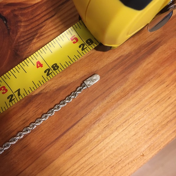 Sterling Silver necklace/chain 28 1/2” long - Picture 3 of 7